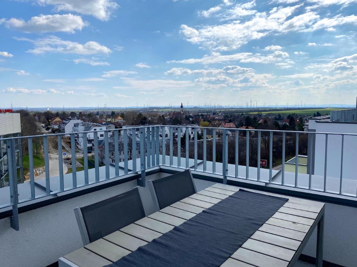 Sonnenwohnen Penthouse Direkt Bei U-Bahn Und Therme Wien Mit Top Anbindung Ins Zentrum מראה חיצוני תמונה