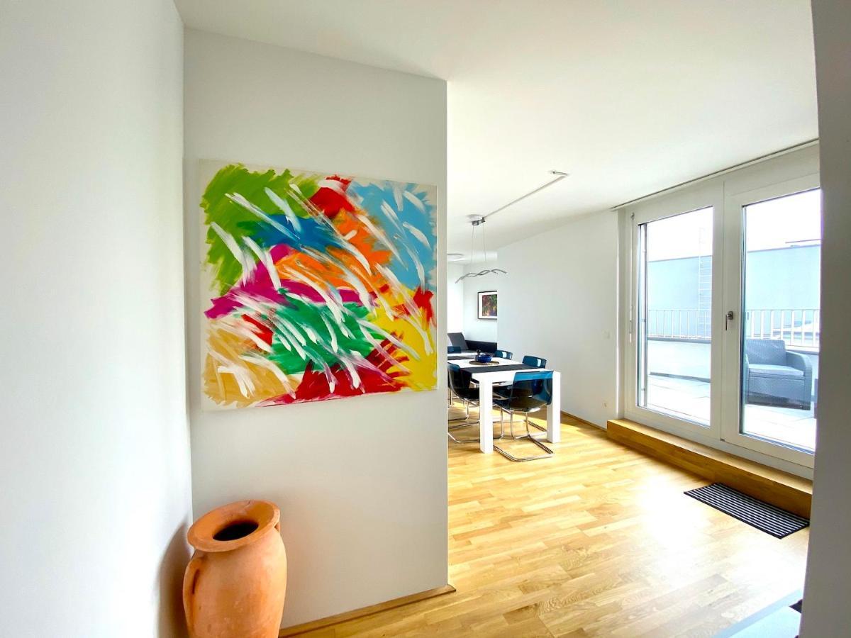 Sonnenwohnen Penthouse Direkt Bei U-Bahn Und Therme Wien Mit Top Anbindung Ins Zentrum מראה חיצוני תמונה