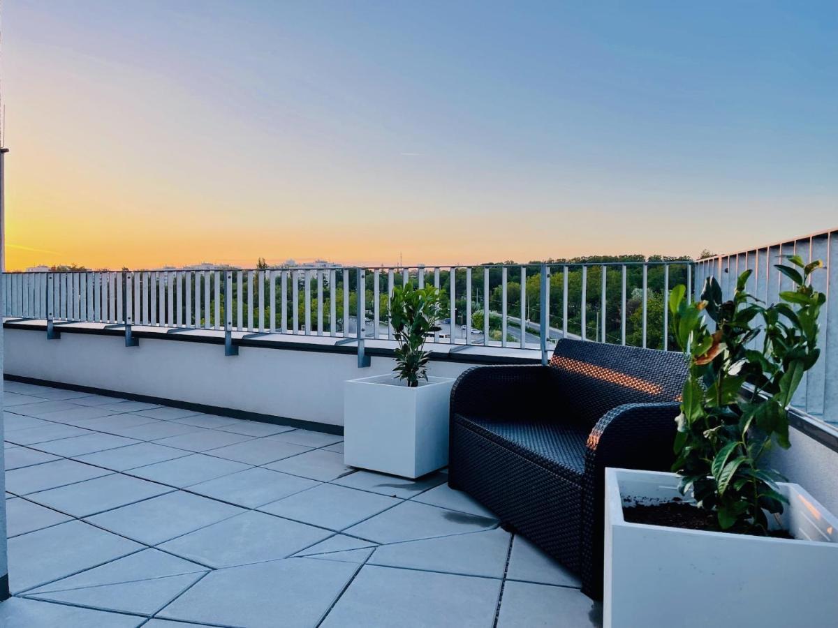 Sonnenwohnen Penthouse Direkt Bei U-Bahn Und Therme Wien Mit Top Anbindung Ins Zentrum מראה חיצוני תמונה